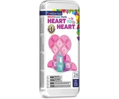 MAGNA-TILES - Heart to Heart Travel Set - microMAGS 26 pieces (90466)