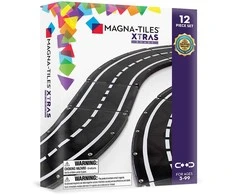 MAGNA-TILES - XTRAS Roads 12 dalių rinkinys (90235B)