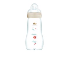 MAM - stiklinis buteliukas „Feel Good“ - neutralus - 260 ml