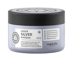 Maria Nila Sheer Sidabrinis Hair Mask pilkinanti kaukė šviesiems plaukams, 250 ml