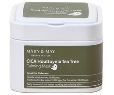 Mary&amp;May - Cica Houttuynia arbatmedžio raminamoji kaukė - 30 vnt. - 400 ml