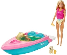 Mattel BARBIE lėlės ir katerio rinkinys (GRG30)