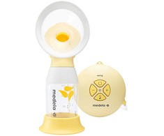 „Medela Swing Flex“ elektrinis krūties pompa – pridedamos 21 mm ir 24 mm krūtų apsaugos