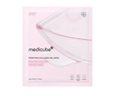 Medicube PDRN Rožinė Collagen Gel Mask gelio tekstūros drėkinamoji veido kaukė, 4 vnt.