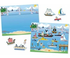 MELISSA &amp; DOUG Daugkartinio naudojimo lipdukų knygelė „Transporto priemonės“