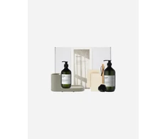 Meraki - Gift Box with Pilkas Holder, Nature , Anti-Odour Hand Soap, Forest Garden Dish Wash - Baltas - 490 ml - 1000 ml
