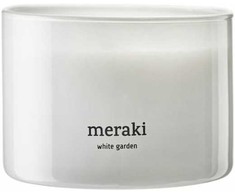 Meraki - kvapni žvakė - Baltas sodas - aukštis: 7,5 cm, skersmuo: 10 cm