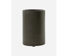 Meraki - Daiktadėžė - Tamsiai pilka - Ilgis: 8 cm, Plotis: 8 cm, Aukštis: 12 cm