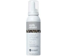 Kondicionuojančios dažomosios putos MILK SHAKE Colour whipped cream ,,Light grey", 100m