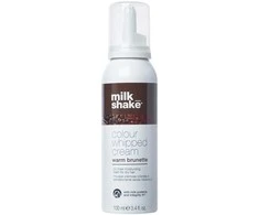 Kondicionuojančios dažomosios putos MILK SHAKE Colour whipped cream ,,Warm Brunette", 100m