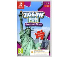 Mindscape Dėlionės linksmybės: didžiausi miestai (kodas dėžutėje) – „Nintendo Switch“.