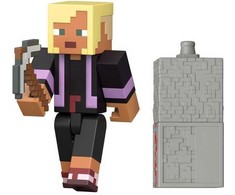 Mattel Minecraft - Biome Builds 8 cm figūrėlė - Raudonojo akmens įkrautas Kai (JJR86-JL10)