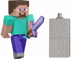 Mattel Figūrėlė Minecraft Redstone Steve su įkrova