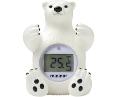 Mininor Global Aps „Minir Global“ – vonios termometras – baltasis lokys (10203)