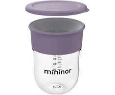 Mininor Global Aps MIninor Global - treniruočių puodelis 220 ml - „Alyvinė gėlė“ (14283)