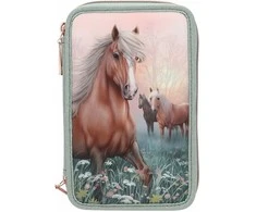 Miss Melody - Triple Pieštukas Case ROMANTIC FIELDS - Glittery Sage-Žalias