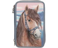 Miss Melody - Triple Pieštukas Case with 3D Effect - smoky mėlynas