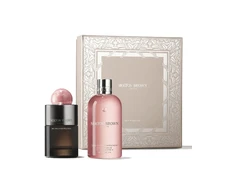 Molton Brown - dovanų rinkinys „Delicious Rhubarb Rose“ - EDP 100 ml + vonios ir dušo želė 300 ml