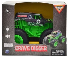 Monster Jam - 1:24 Lights &amp; Sounds Truck - Grave Digger