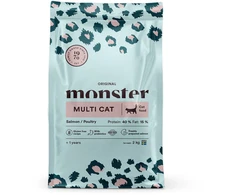 Monster Pet Food - Cat Original Multicat - lašiša/paukštiena - 2kg
