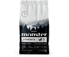 Monster Pet Food - Dog Original Dynamite Chicken/Turkey - 12 kg