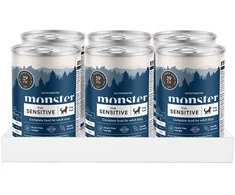 Monster Pet Food „Monster“ augintinių Maistas šunims jautriai odai – konservuota žuvis, 400g
