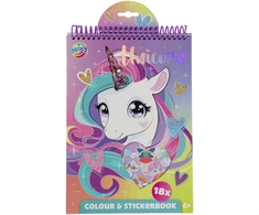 Moxy - Colouring &amp; Stickerbook - Unicorn