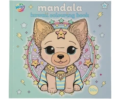 Moxy - Mandala Kawaii spalvinimo knygelė – Šuo (150150)