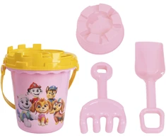 Moxypaw Patrol Moxy - Šuniukų patrulis: Paplūdimio kibirėlis, 5 vnt. - Rožinis (160025)