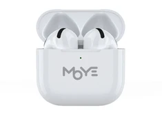 Ausinės Moye Aurras 3 Lite True Belaidės Earphone Baltas