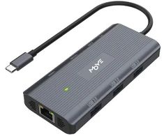 Moye Core Mulitport X9 - Premium 9-in-1 USB-C Hub