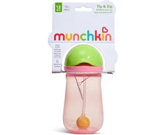 Munchkin - Tip &amp; Sip Straw Cup - Mėlyna - 296 ml