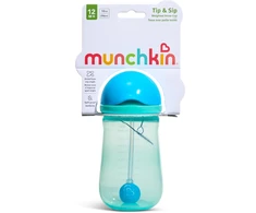 Munchkin - Tip &amp; Sip Straw Cup - Rožinė - 296 ml