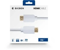 NACON PS5 HDMI kabelis 2.1 4K ULTRA HD/8K - 3M | Baltas