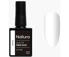 Nailura - Pluošto bazė - Balta - 10 ml