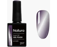 Nailura - Orchid Cat Shimmer gelinis lakas 297 - Tamsiai violetinė - 10 ml