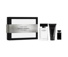 Narciso Rodriguez - Dovanų rinkinys - „Pure Musc“ tualetinis vanduo 50 ml + kūno losjonas 50 ml + tualetinis vanduo moterims 7,5 ml