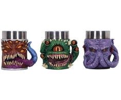 Gertuvė Nemesis Now „Dungeons Dragons“ mini monstrų taurės (3 vnt. rinkinys)