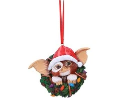 Nemesis Now Gremlinų Gizmo vainike pakabinamas ornamentas 10 cm
