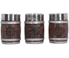 Nemesis Now - One Piece - Barrel Shot Glass Set (Gift Box - Set of 4)