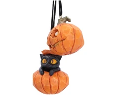 Nemesis Now - Whisper Wood - Pumpkin and Patch Hanging Ornament