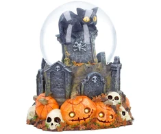 Nemesis Now - Whisper Wood - Pumpkin Patch Snow Globe