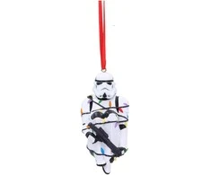 Nemesis Now Pakabinamas „Stormtrooper“ žaislas su fėjų lemputėmis 9 cm