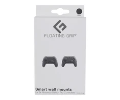 „Nintendo Switch Pro“ valdiklio sieninis laikiklis, pagamintas „FLOATING GRIP®“, juodas