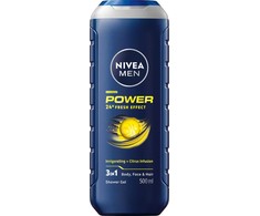 Nivea - vyrams - dušo želė "Power Refresh", 500 ml
