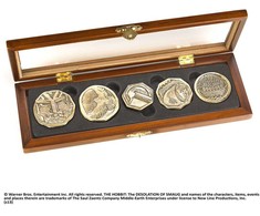 „Noble Collection“ – „Žiedų valdovo“ – nykštukų lobių monetų rinkinys