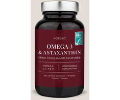 NORDBO – Vegan Omega-3 Astaxanthin – 90 kapsulių
