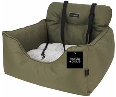 Nordic Paws - Automobilinė kėdutė Luxury Army Cozy - (697271866724)