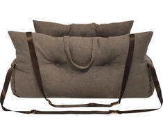 Nordic paws - Carseat Otto L - Brown - 80 x 50 x 35 cm