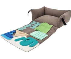 Nordic paws - Dog bed with seek and play area - 50x40cm